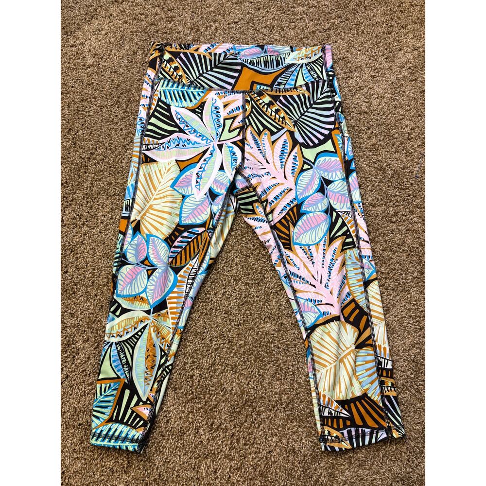 Tekgear Leggings Pockets High Waist Workout Pants Womens Size Large